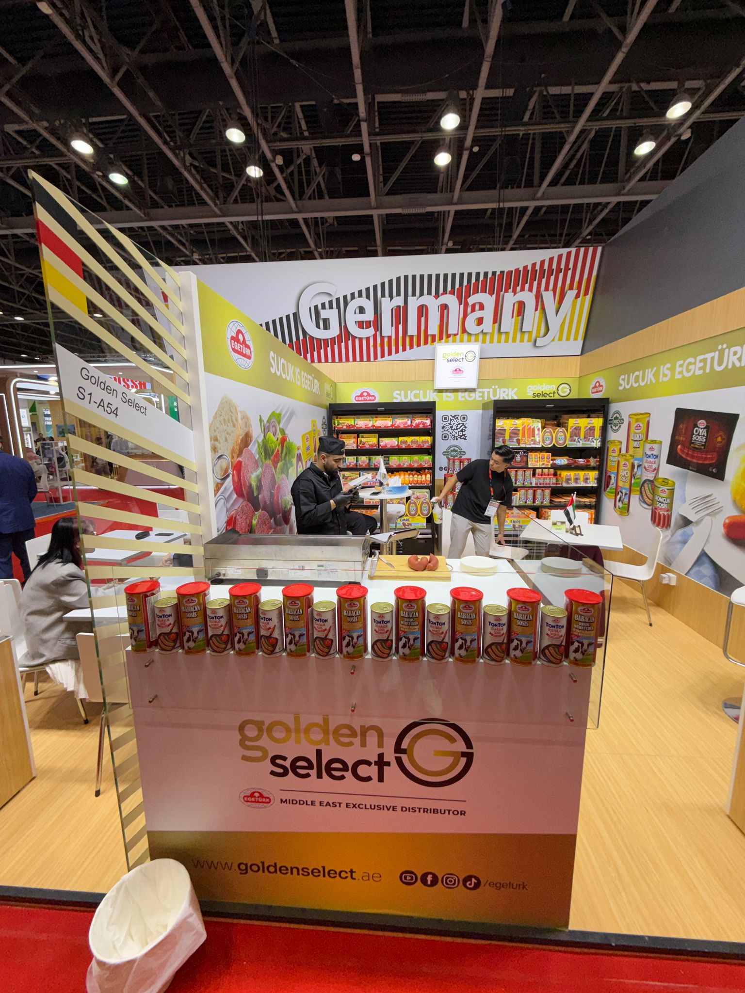 Golden Select and Egetürk stand at Gulfood 2026
